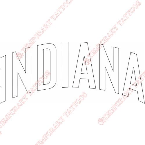 Indiana Pacers Customize Temporary Tattoos Stickers NO.1032